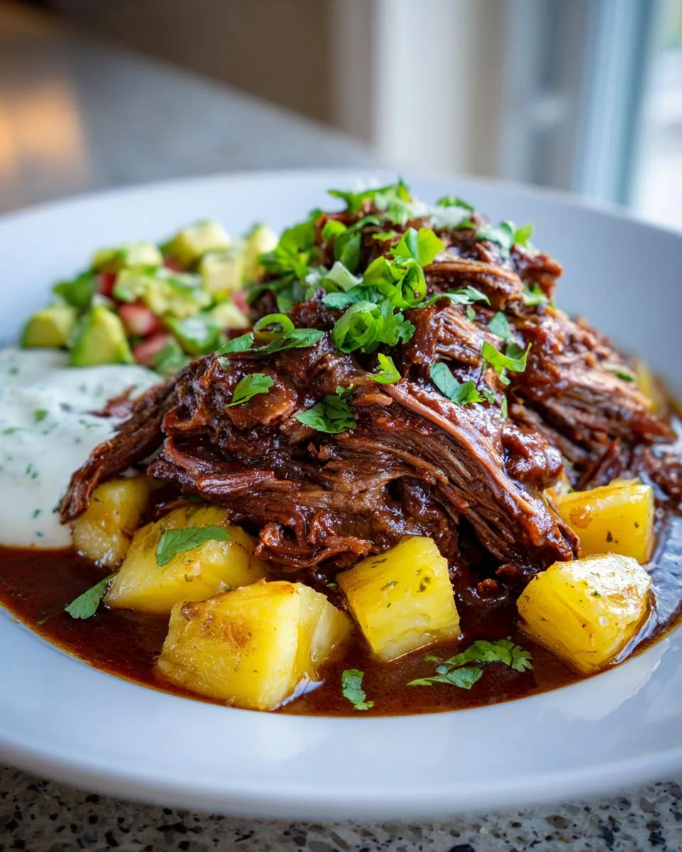 Crockpot Chipotle Pineapple Pot Roast - detail 5