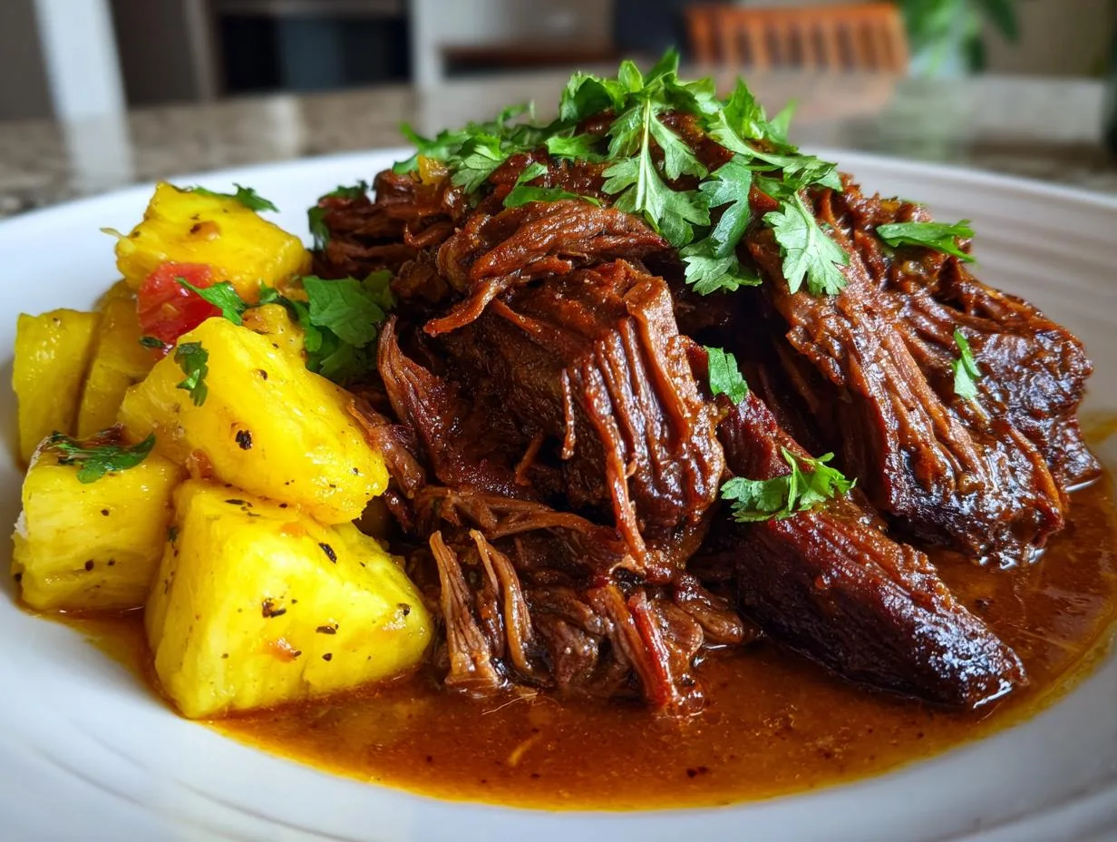 Crockpot Chipotle Pineapple Pot Roast: 5-Star Flavor in 6 Hours