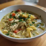 Crockpot Creamy Chicken Noodle Soup
