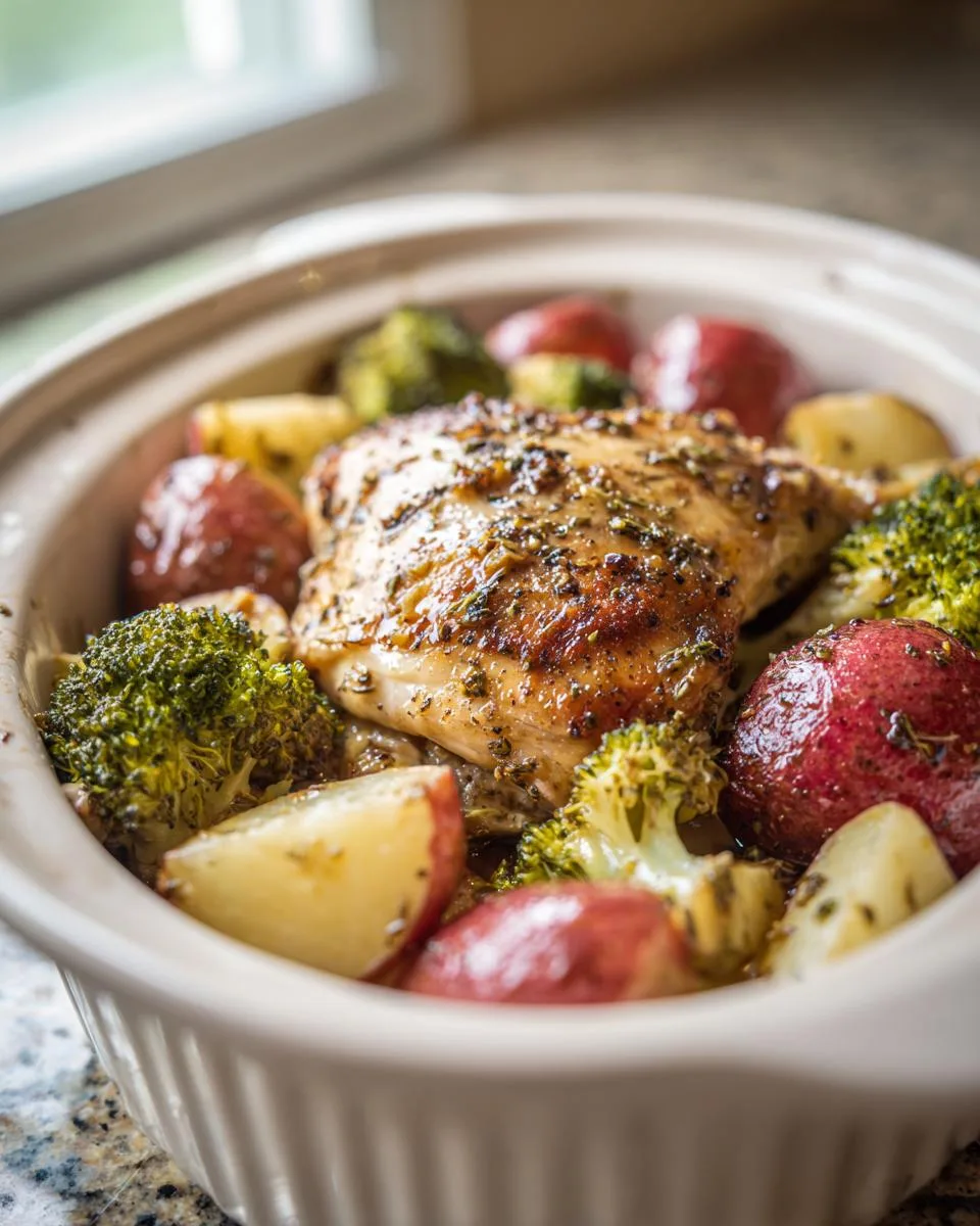 Crockpot Lemon Chicken Veggies - detail 4
