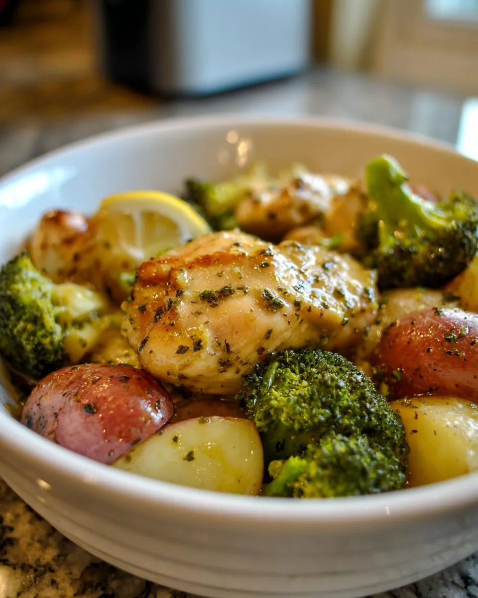Crockpot Lemon Chicken Veggies - detail 5