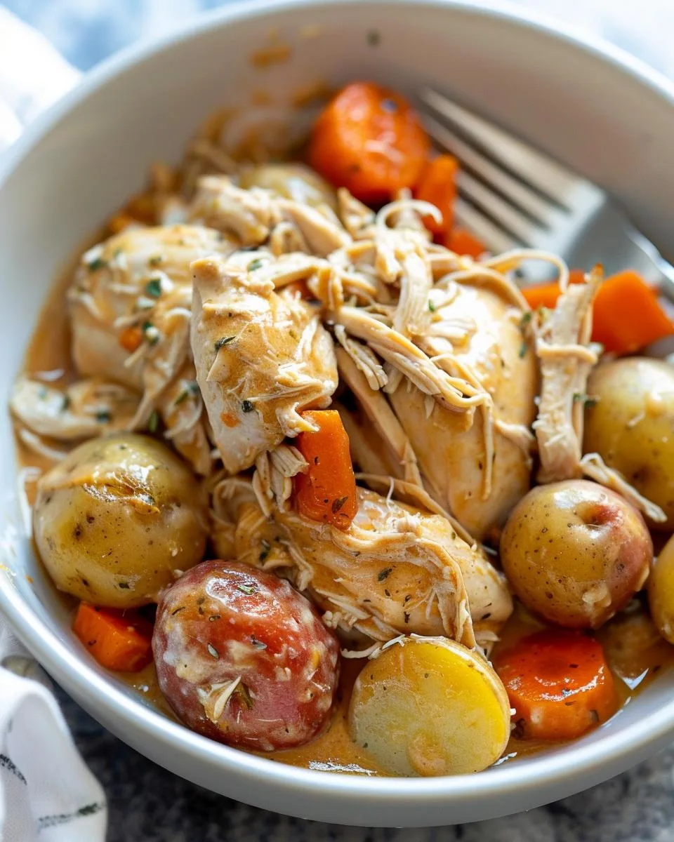 Crockpot Ranch Chicken - detail 2