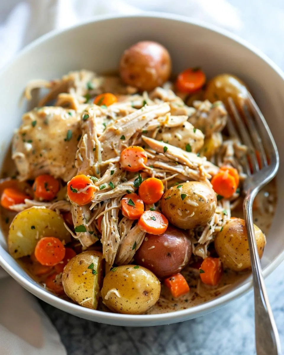 Crockpot Ranch Chicken - detail 3