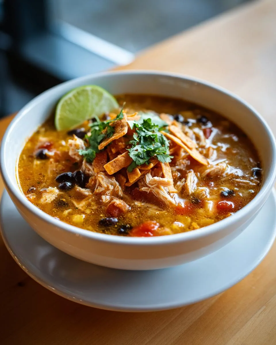 Easiest Chicken Tortilla Soup - detail 5