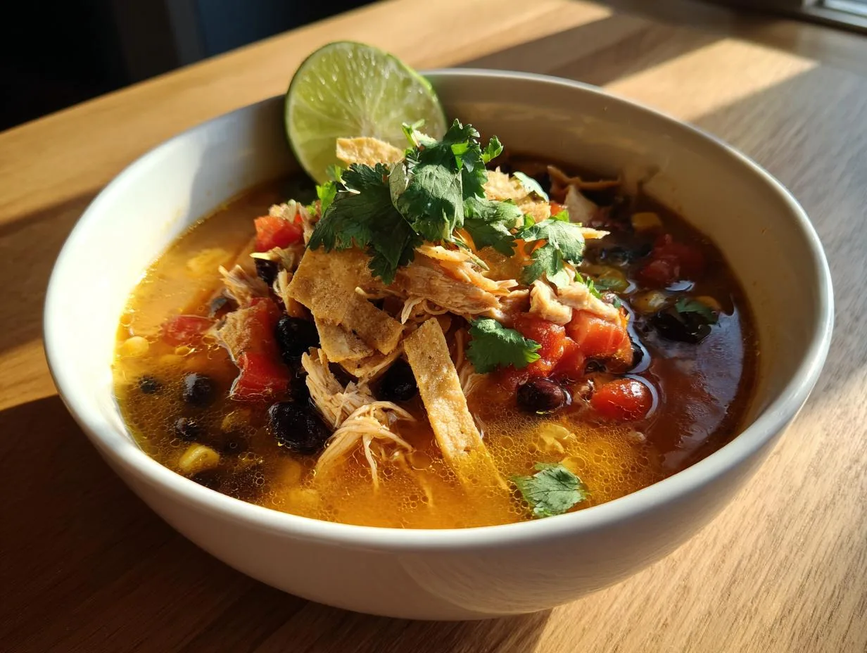 35-Minute Easiest Chicken Tortilla Soup Recipe for Ultimate Comfort