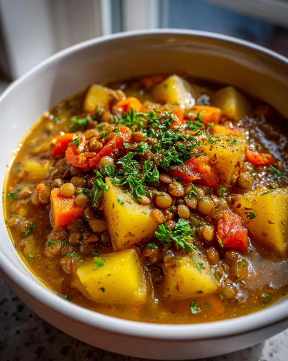Easy Lentil Potato Soup - detail 4