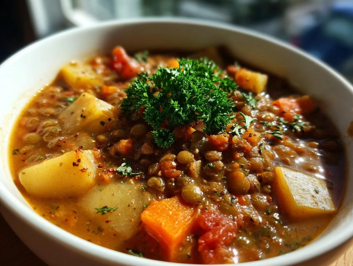 45-Minute Easy Lentil Potato Soup for Cozy Comfort