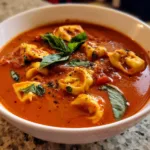 Easy Tomato Tortellini Soup