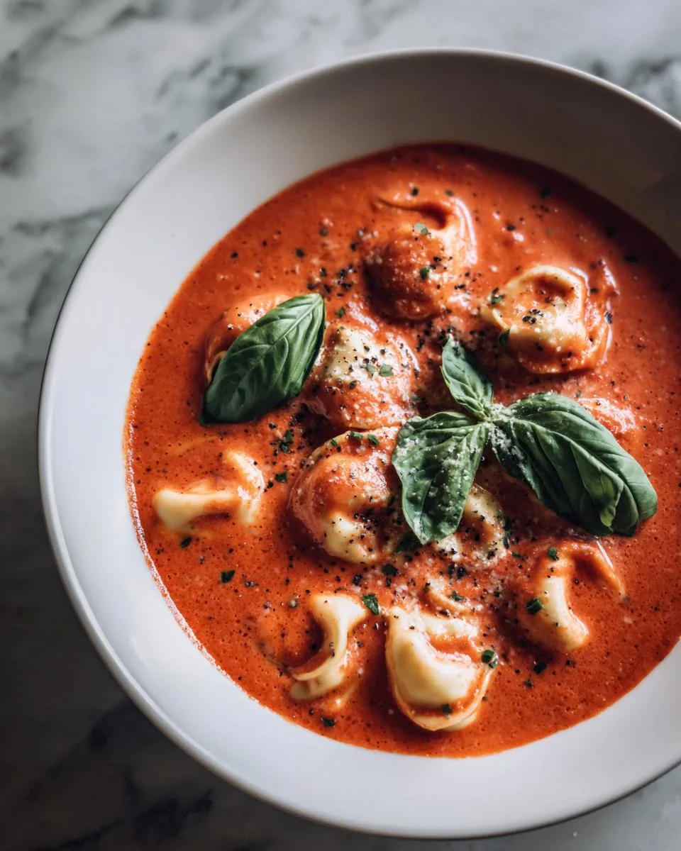 Easy Tomato Tortellini Soup - detail 5