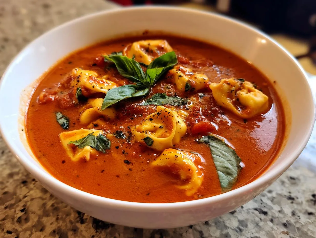 Creamy 30-Minute Easy Tomato Tortellini Soup You’ll Crave