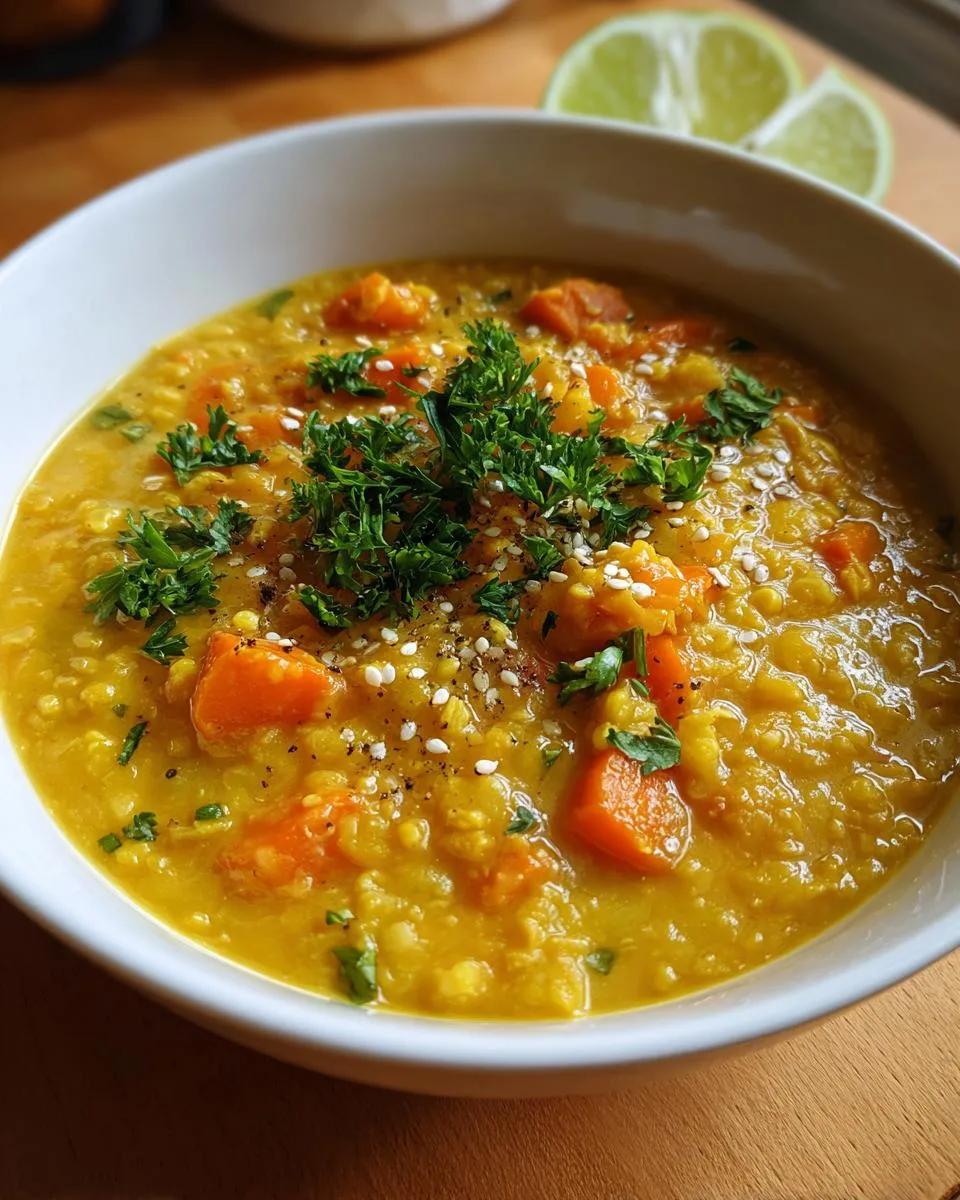 Golden Lentil Soup - detail 1