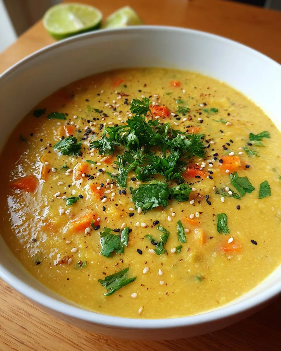Golden Lentil Soup - detail 2