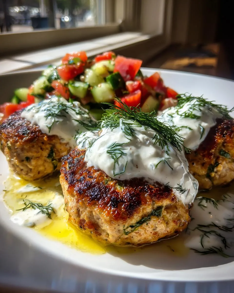 Greek Turkey Meatballs Tzatziki - detail 3