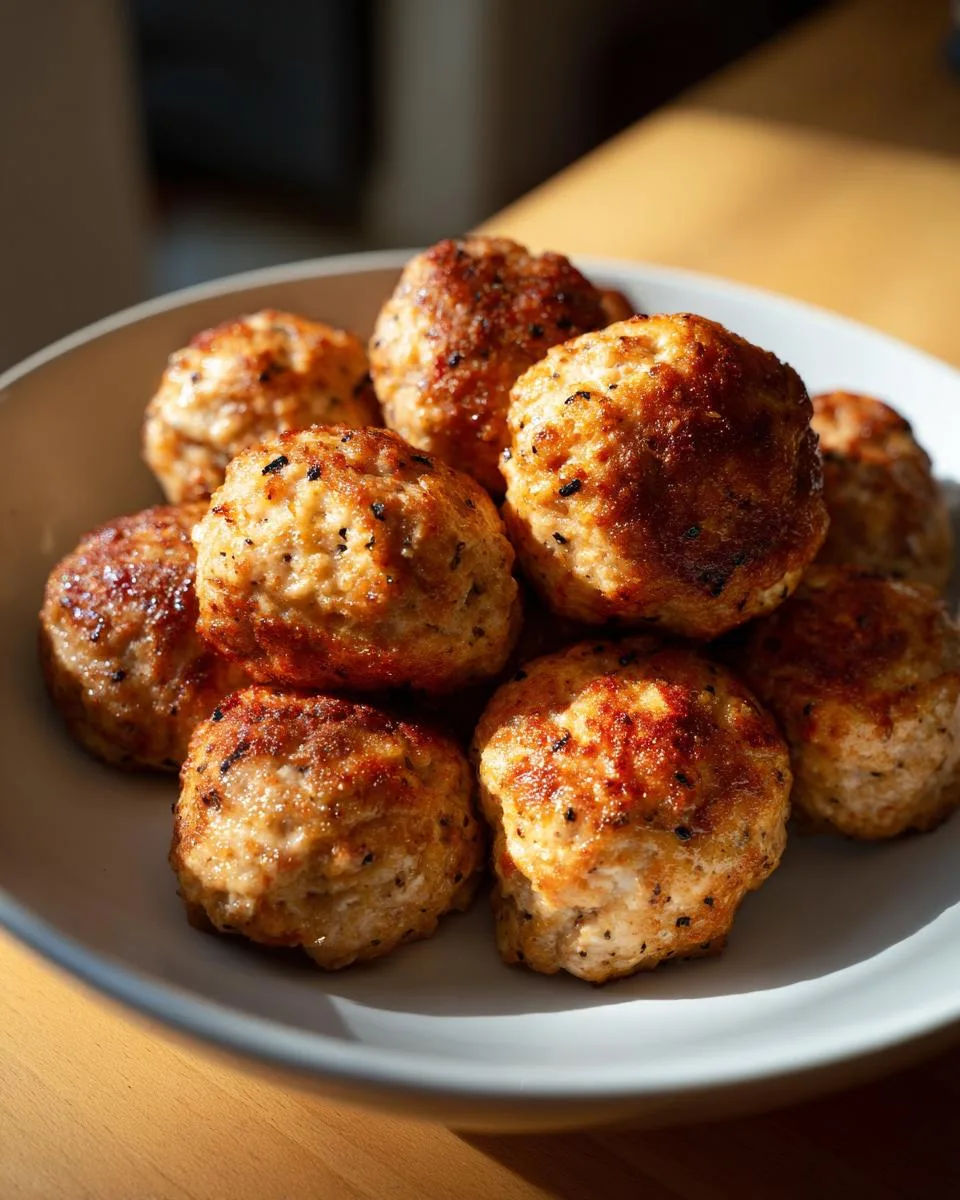 Ground Chicken Meatballs - detail 2
