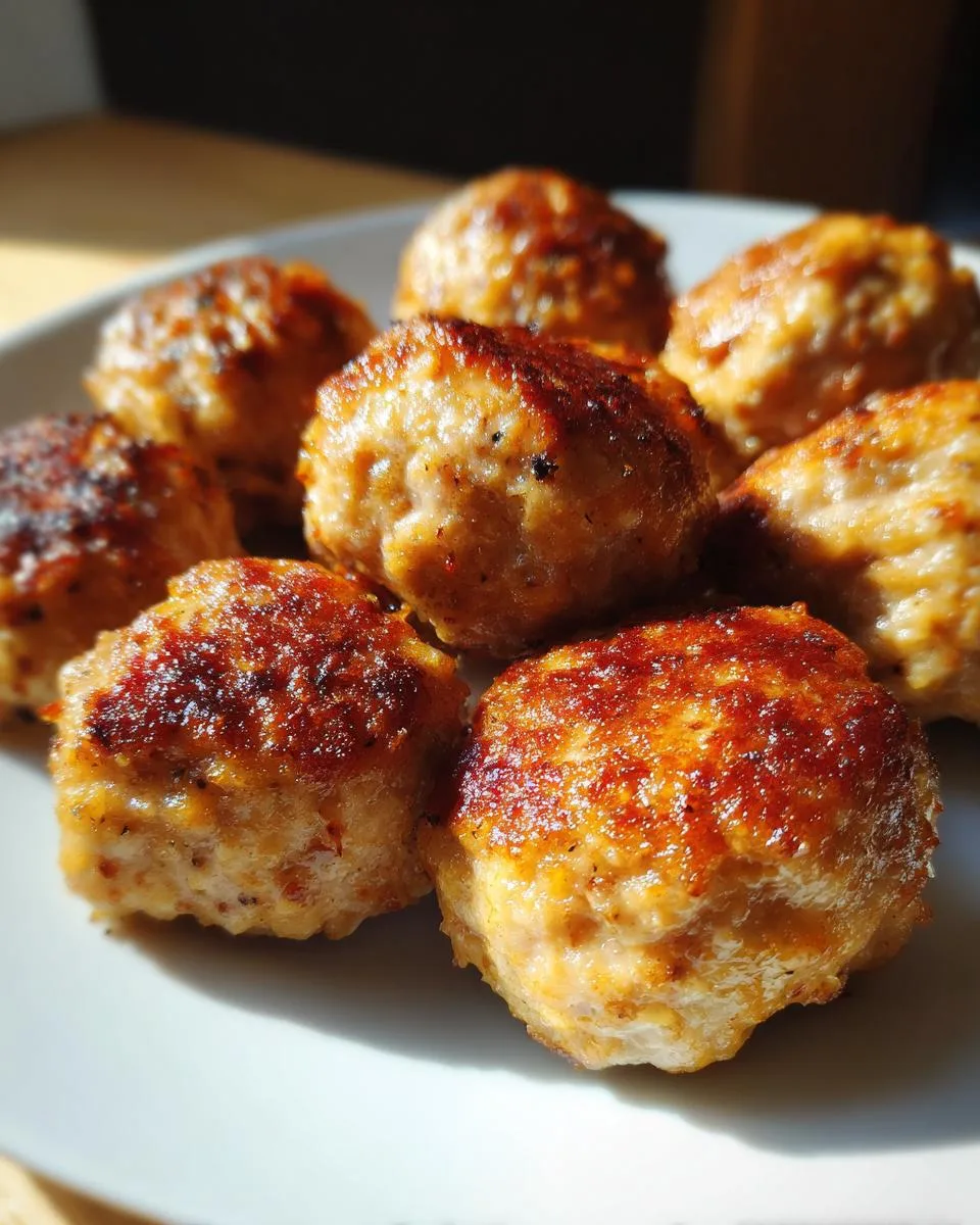 Ground Chicken Meatballs - detail 3