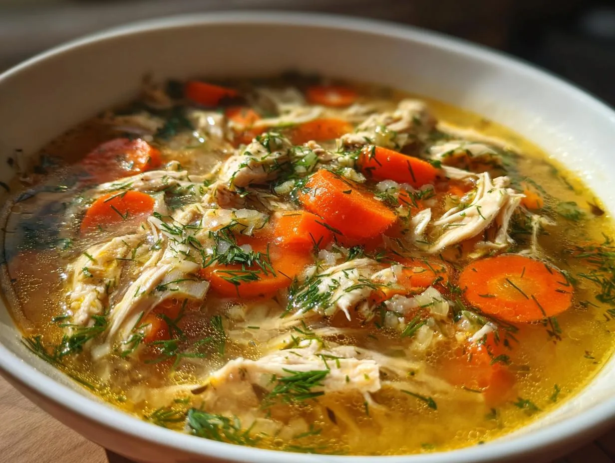 Healing Healthy Chicken Soup Recipe Ready in Just 40 Minutes