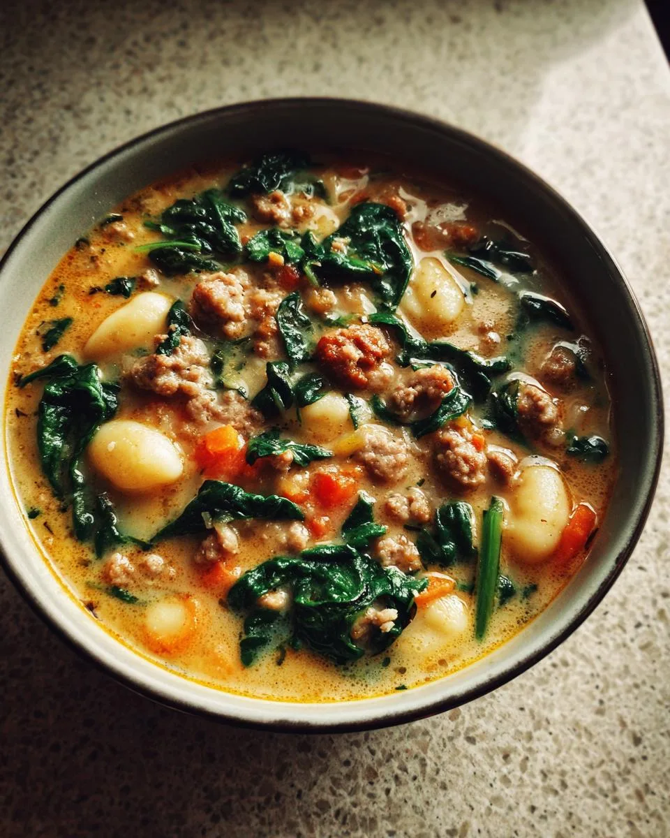 Italian Sausage Gnocchi Soup - detail 3