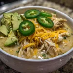 Keto White Chicken Chili