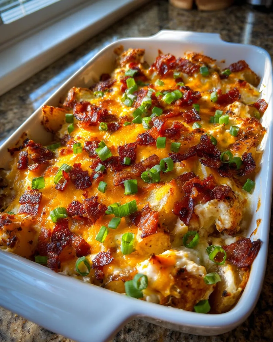 Loaded Potato Ranch Chicken Casserole - detail 2