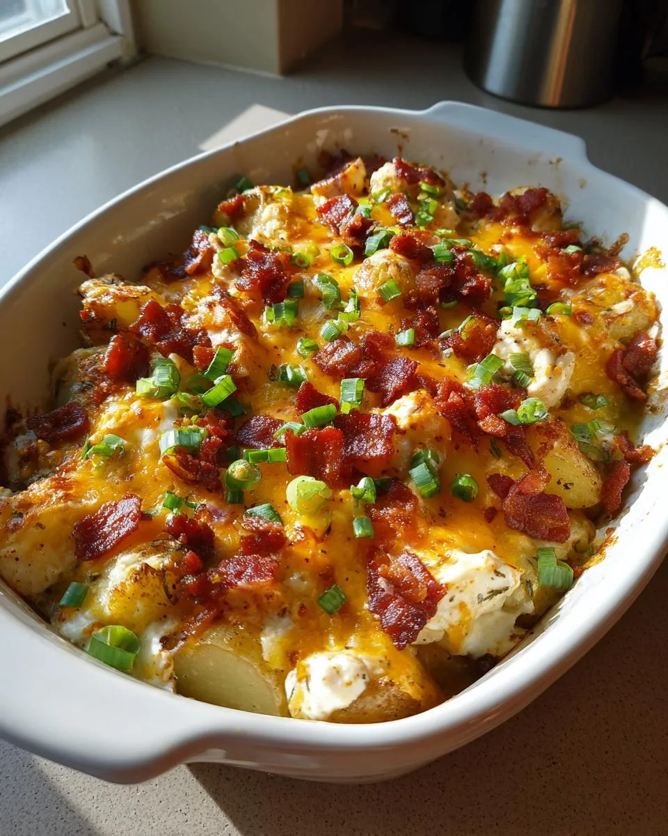Loaded Potato Ranch Chicken Casserole - detail 3
