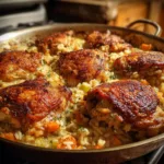One Pan Chicken and Rice Casserole
