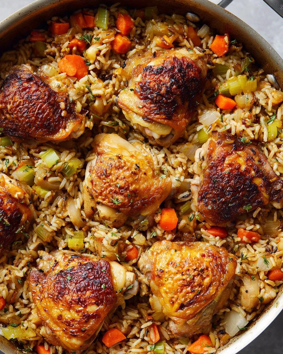 One Pan Chicken and Rice Casserole - detail 4