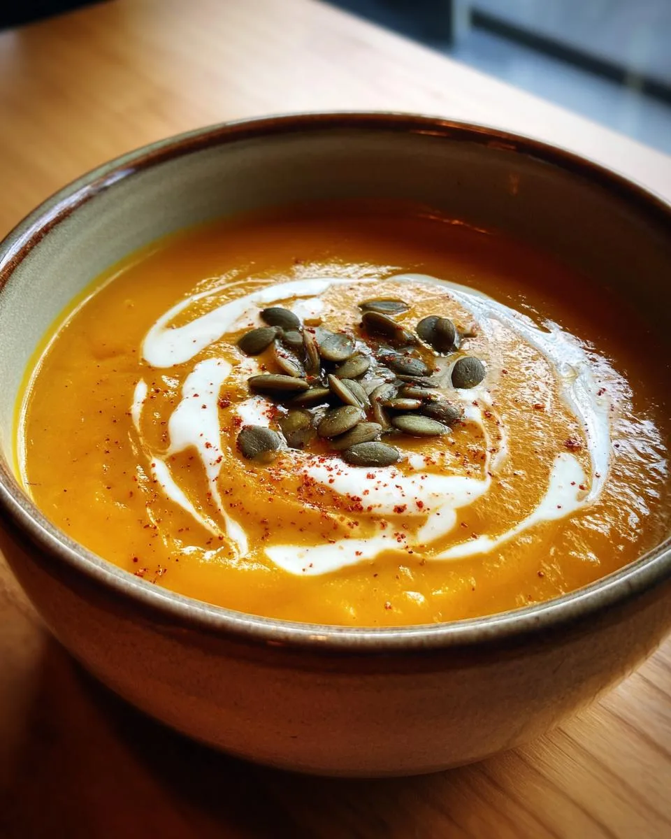 Panera Autumn Squash Soup - detail 3