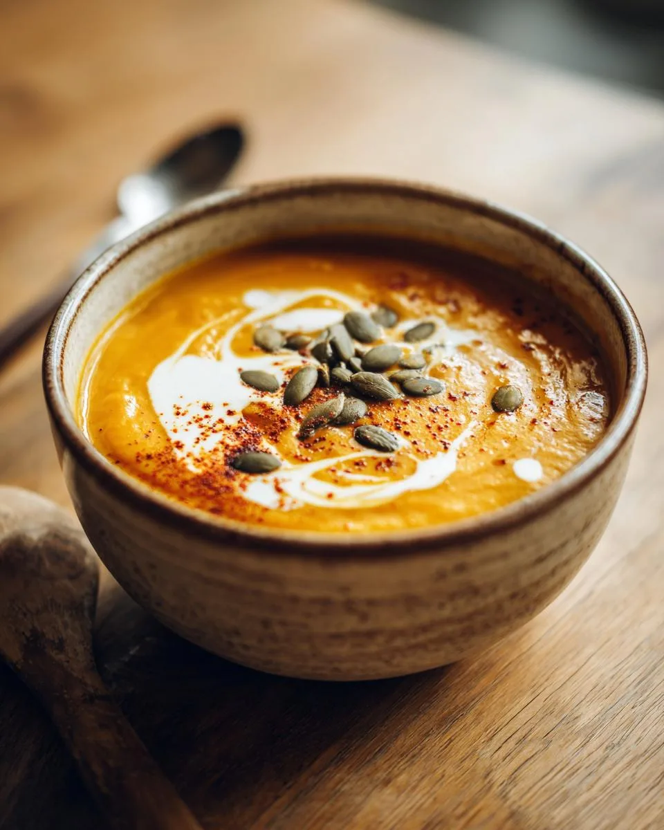 Panera Autumn Squash Soup - detail 4