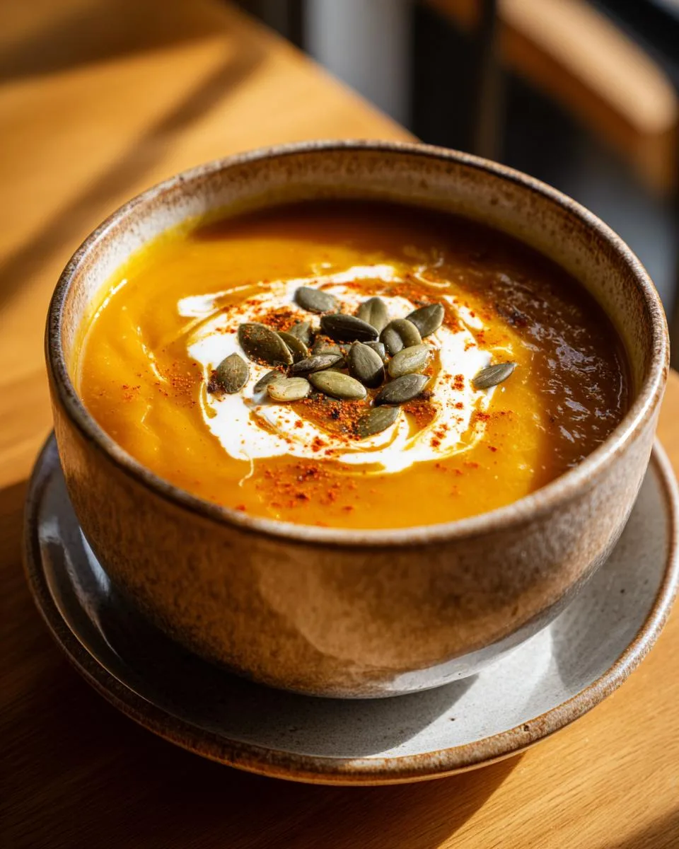 Panera Autumn Squash Soup - detail 5