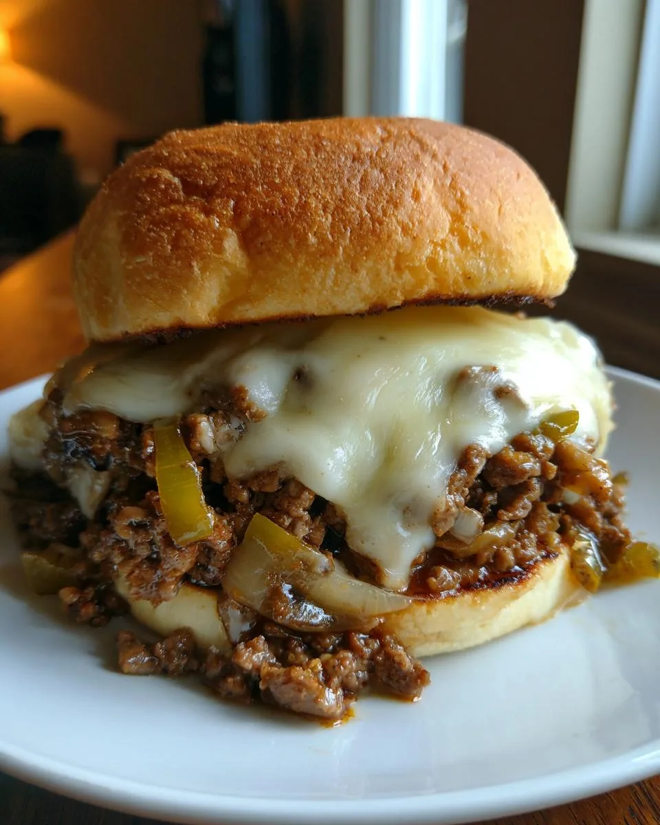 Philly Cheesesteak Sloppy Joes - detail 6
