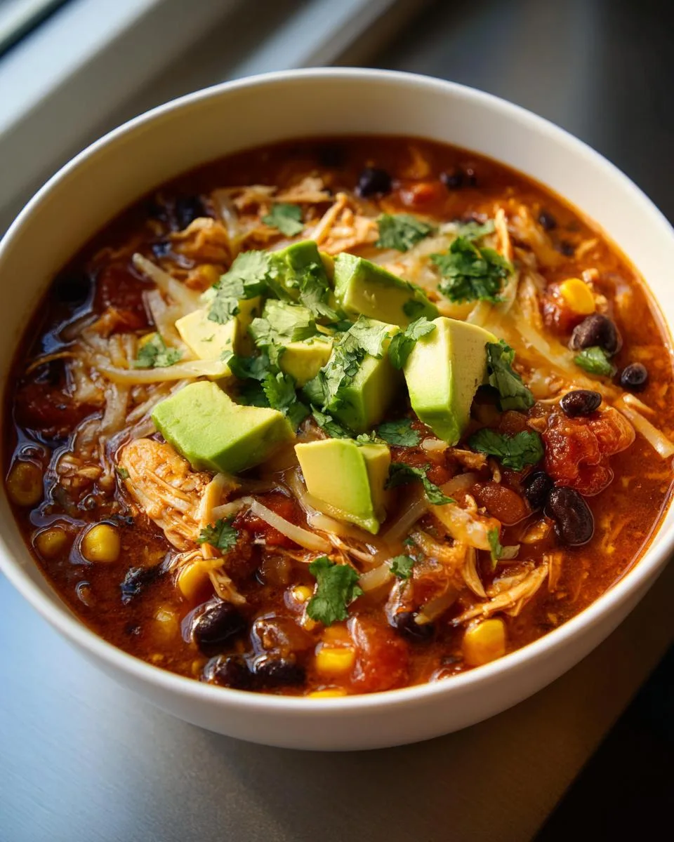 Protein-Packed Chicken Taco Soup - detail 5