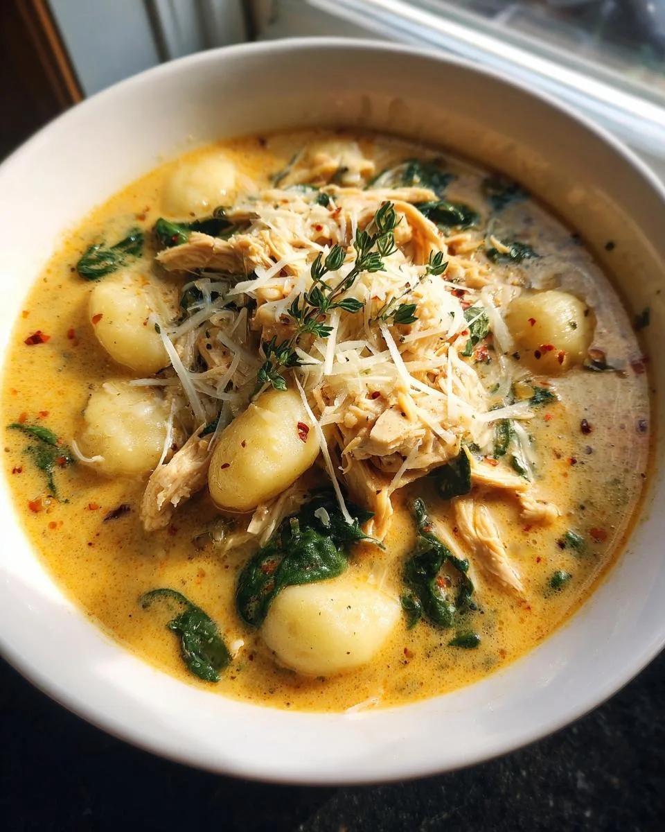Rotisserie Chicken Gnocchi Soup - detail 1