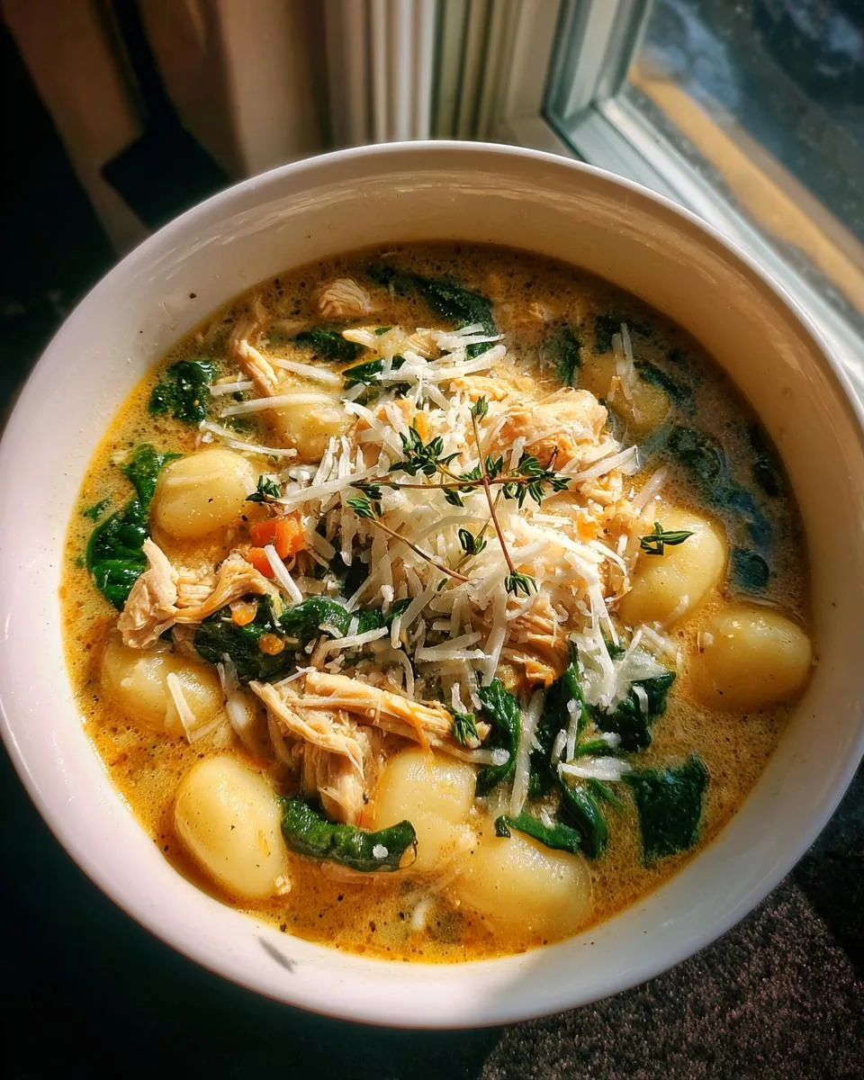 Rotisserie Chicken Gnocchi Soup - detail 2