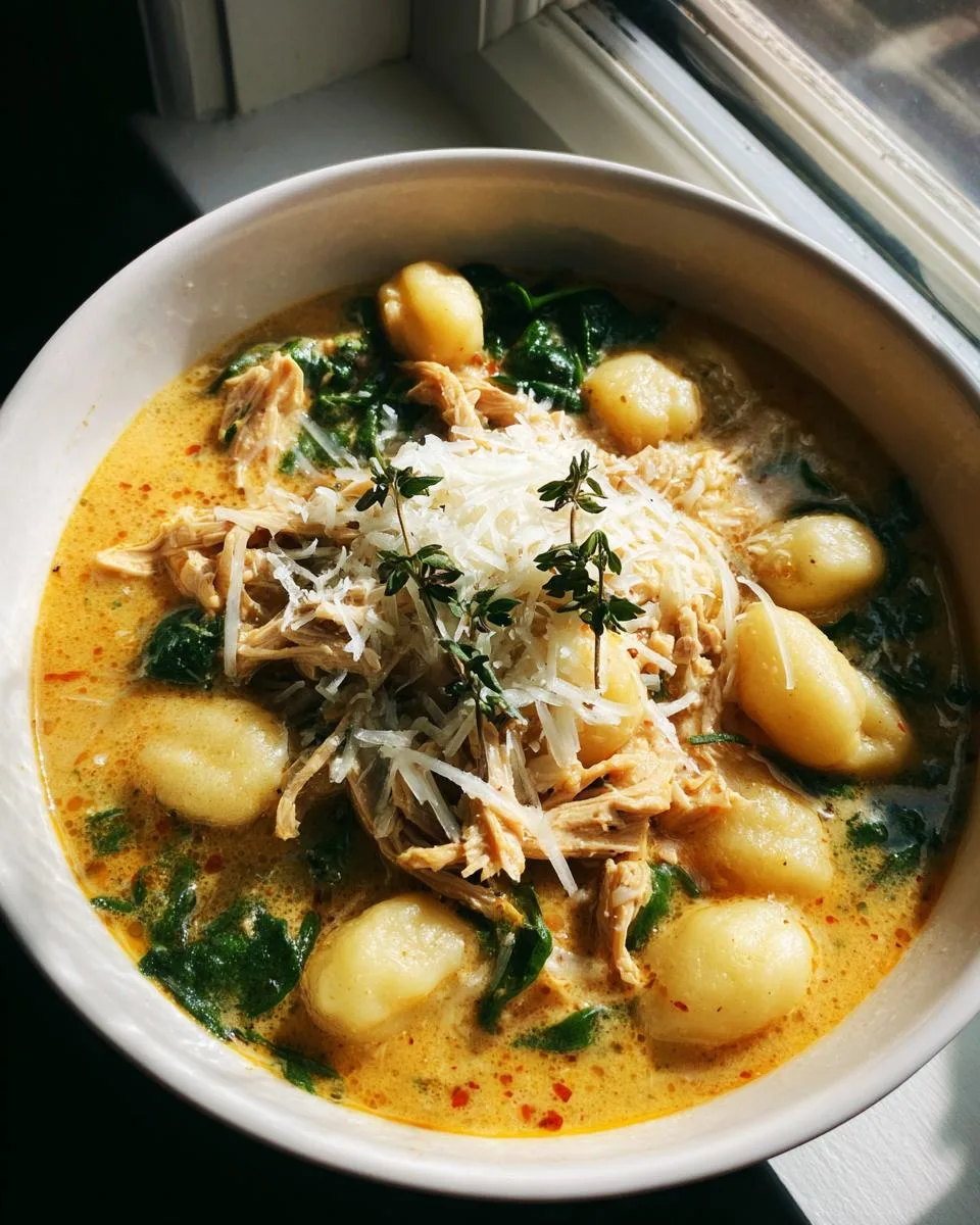 Rotisserie Chicken Gnocchi Soup - detail 3