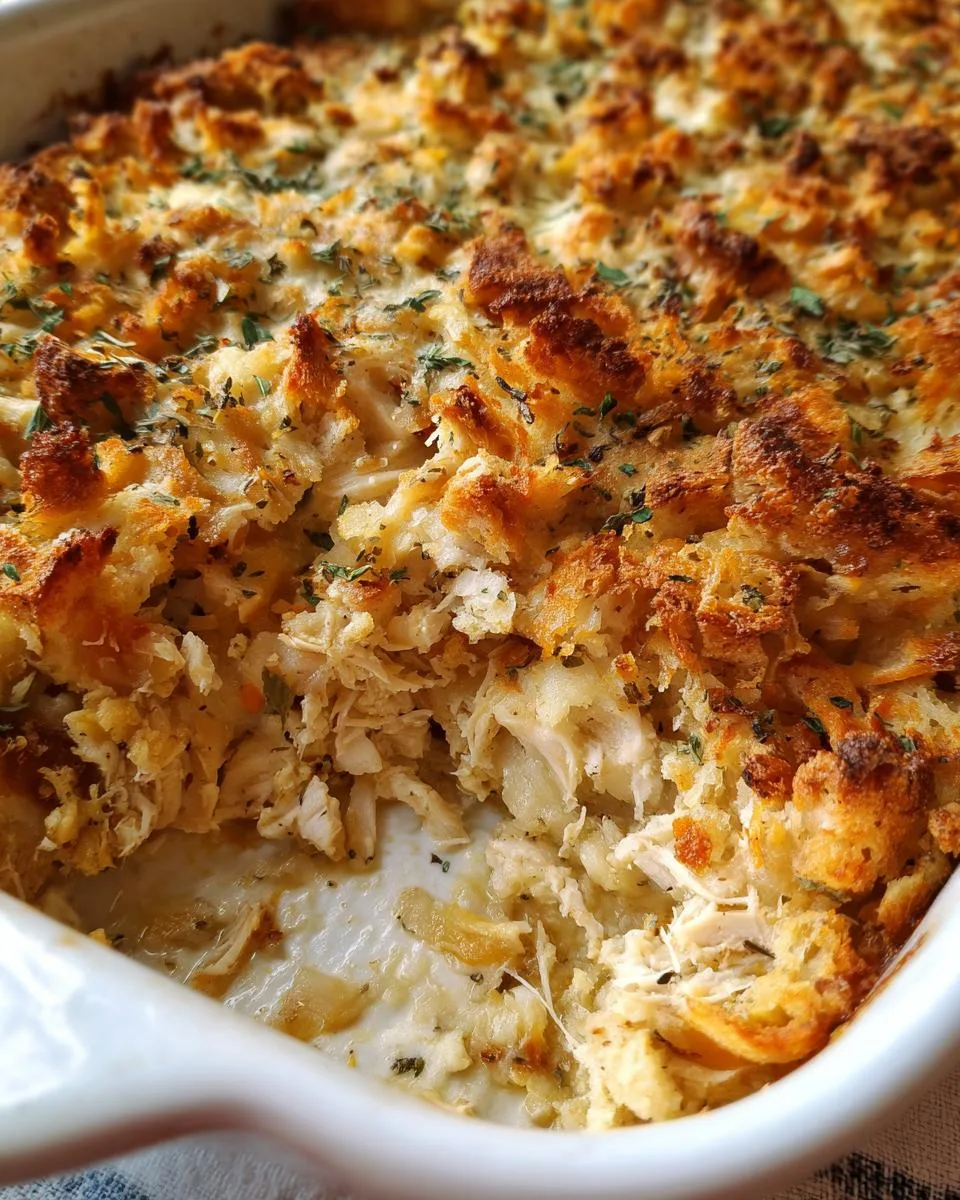 Rotisserie Chicken Stuffing Casserole - detail 3