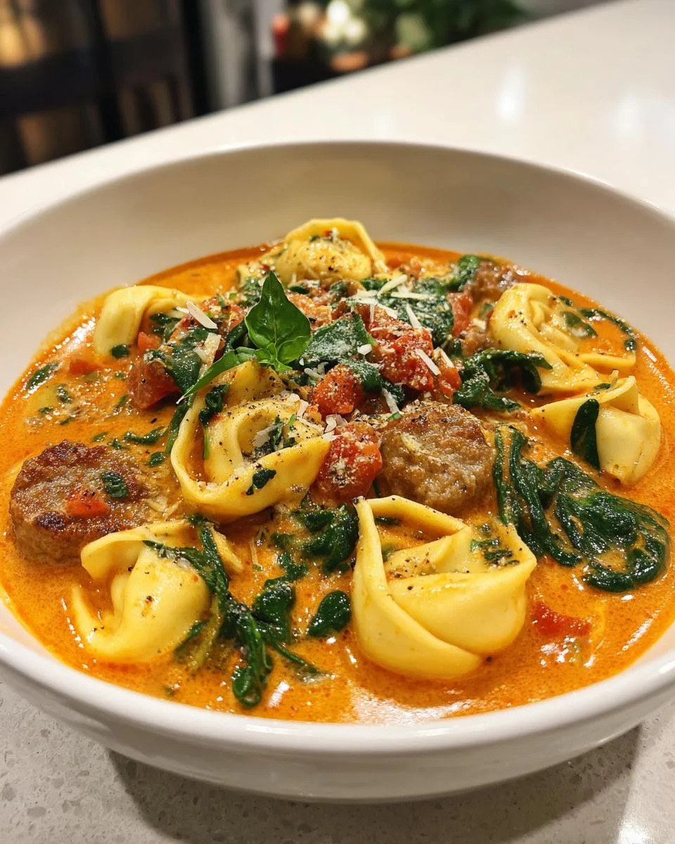 Sausage And Tortellini Soup - detail 2