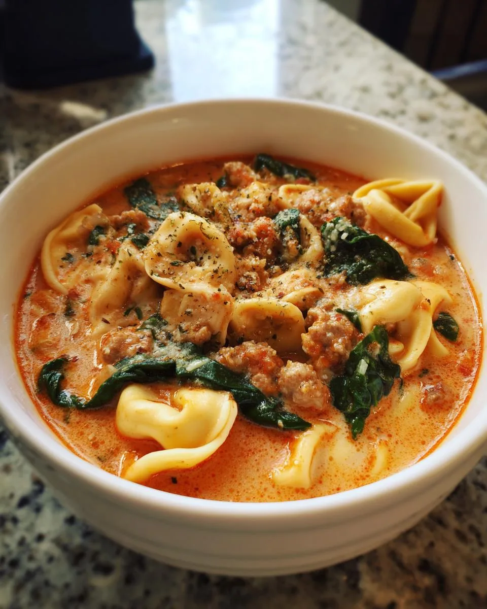 Sausage And Tortellini Soup - detail 4