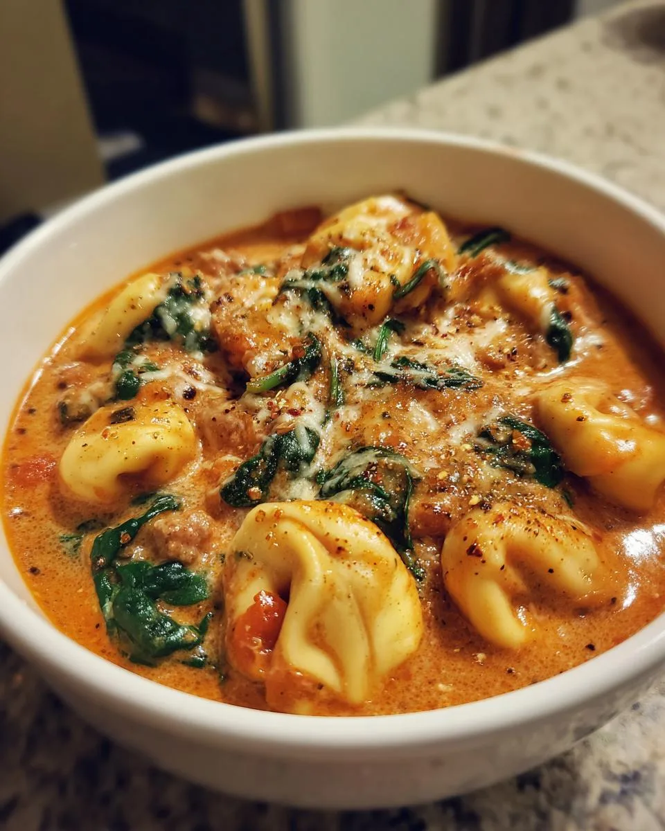 Sausage And Tortellini Soup - detail 5