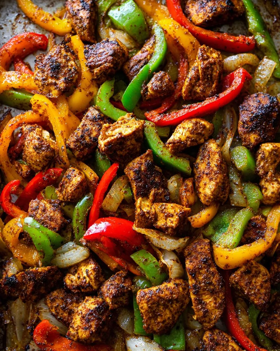 Sheet Pan Chicken Fajitas - detail 1