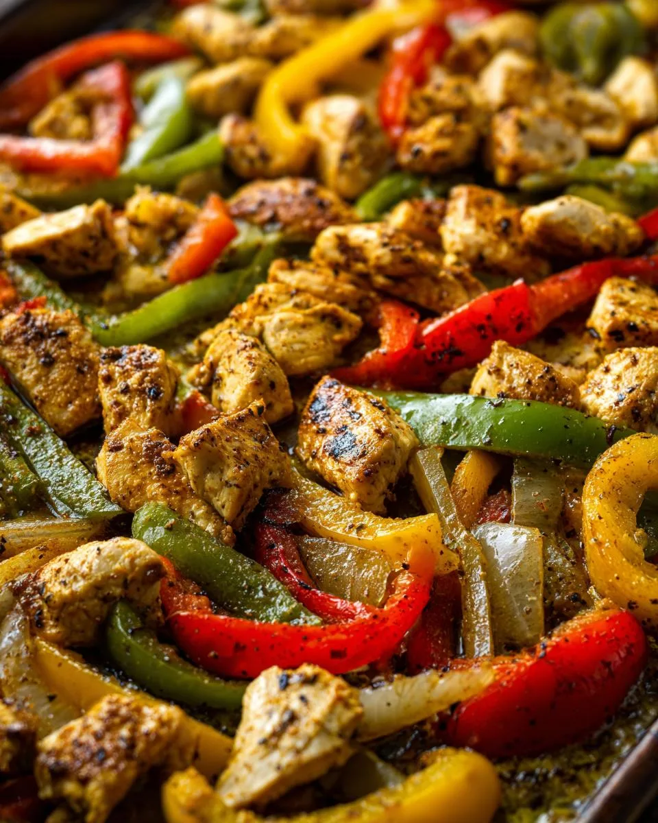 Sheet Pan Chicken Fajitas - detail 3