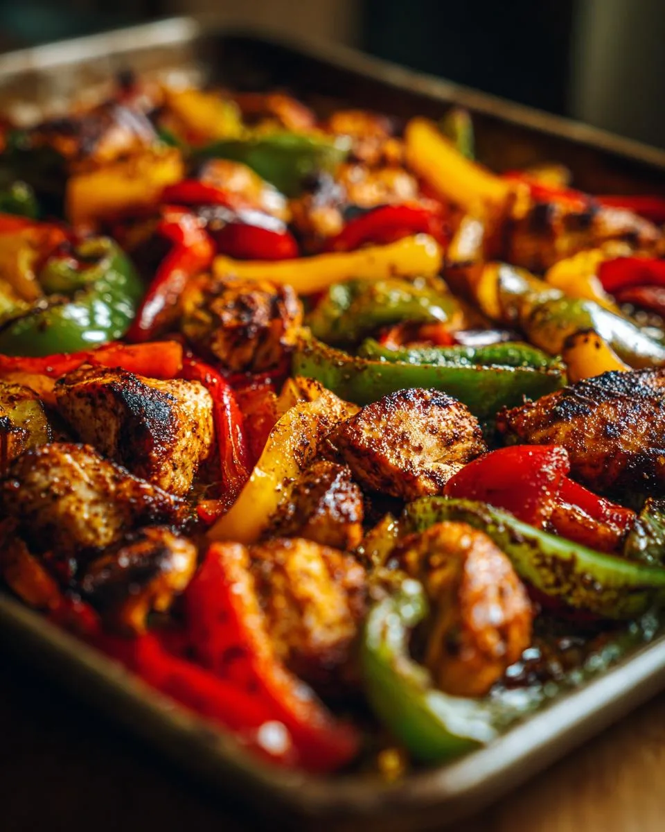 Sheet Pan Chicken Fajitas - detail 4