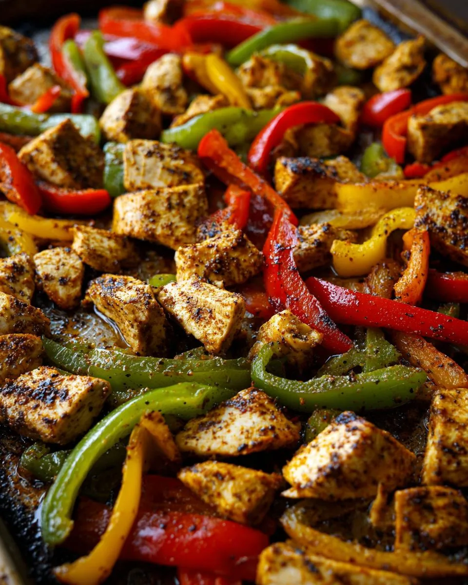 Sheet Pan Chicken Fajitas - detail 5