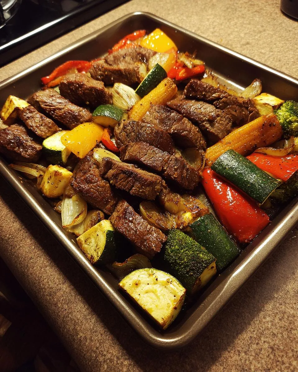 Sheet Pan Steak Recipe - detail 2
