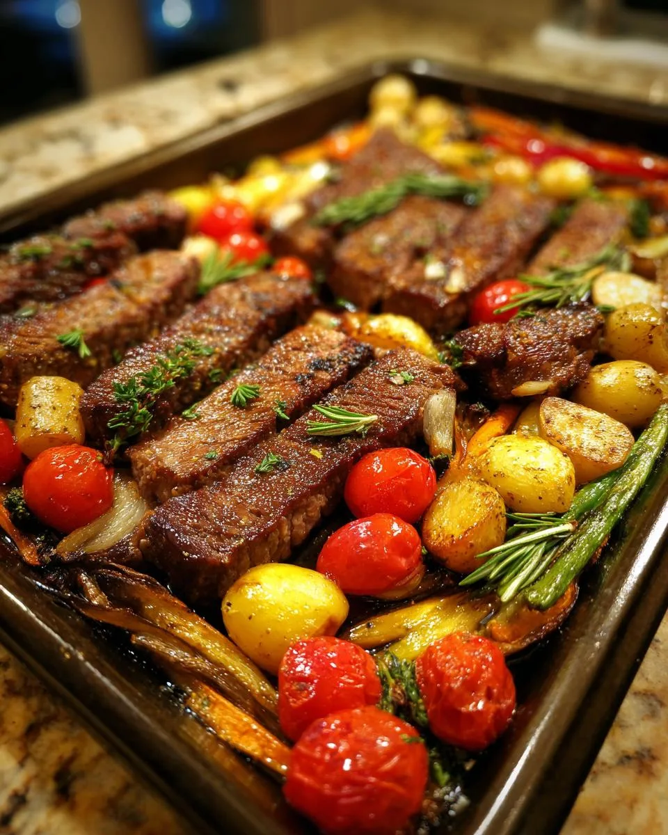 Sheet Pan Steak Recipe - detail 5