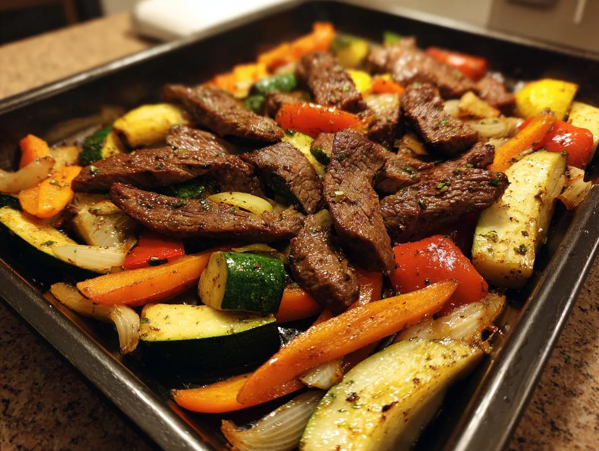 Guilt-Free 20-Minute Sheet Pan Steak Recipe for Busy Nights