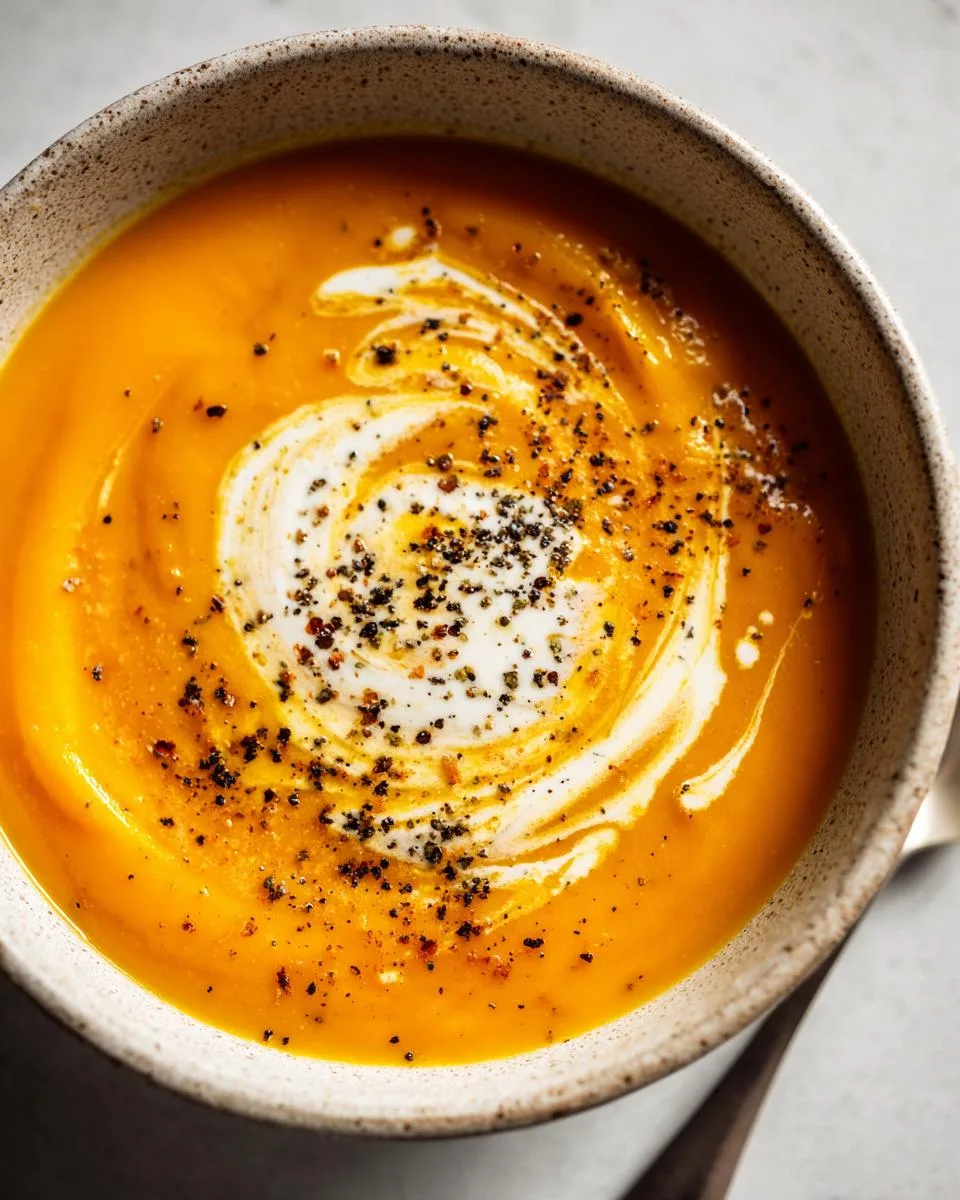 Simple Butternut Squash Soup - detail 3