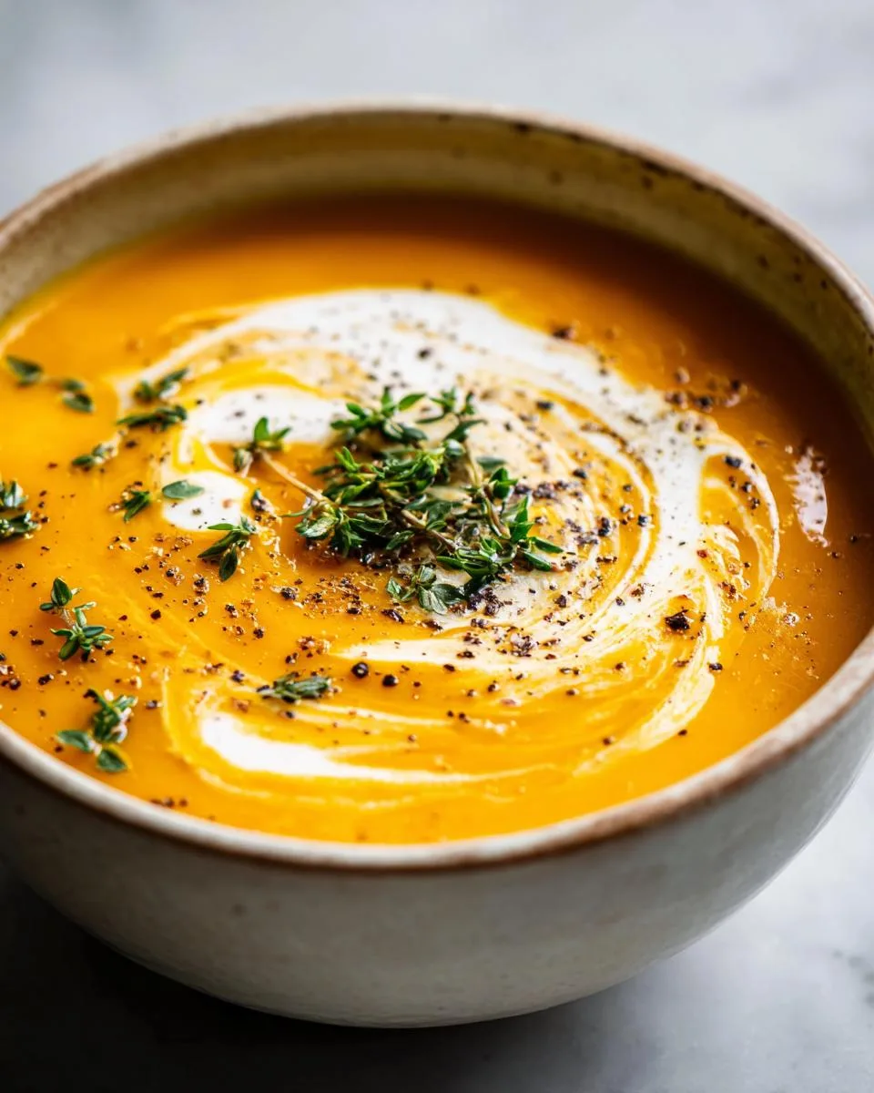 Simple Butternut Squash Soup - detail 4
