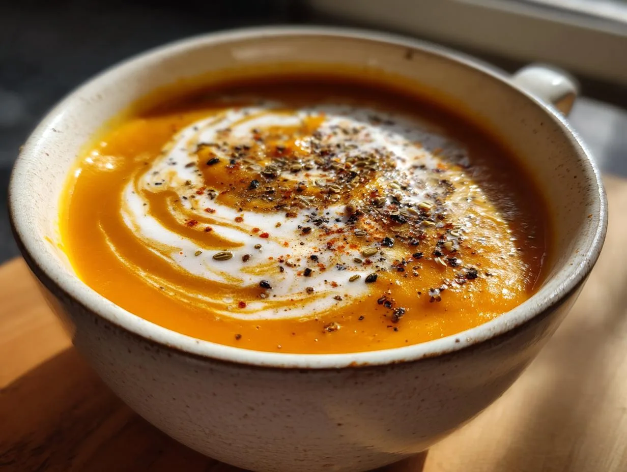 Creamy 5-Ingredient Simple Butternut Squash Soup Recipe