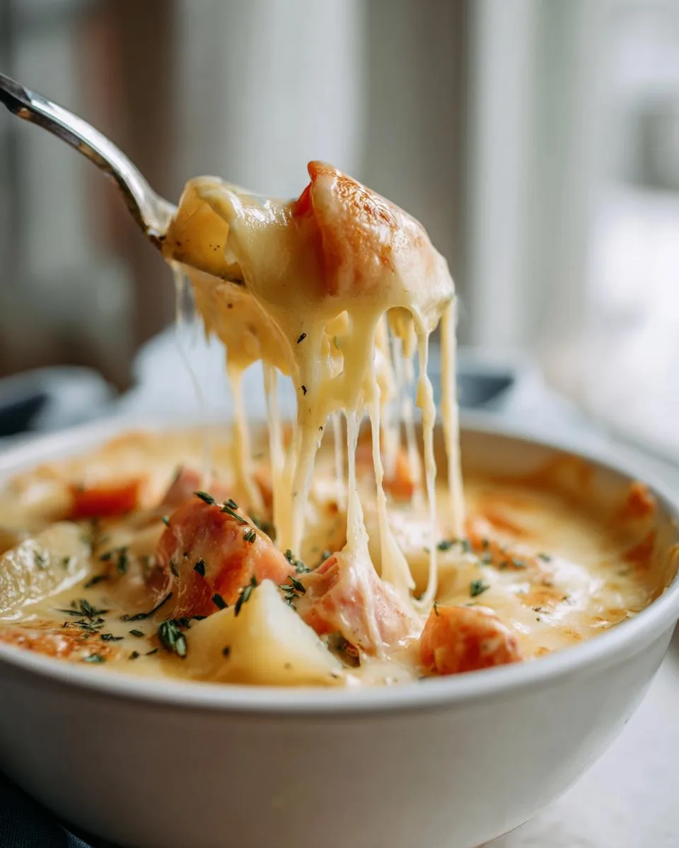 Slow Cooker Ham Cheese Soup - detail 5