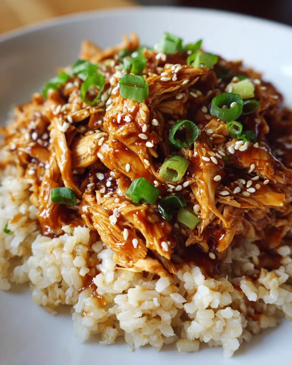 Slow Cooker Honey Garlic Chicken - detail 3